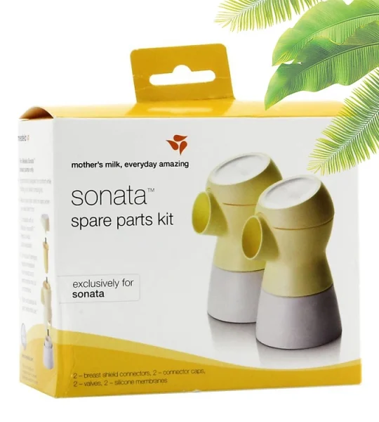 Bộ cổ nối kèm van vàng máy hút sữa Sonata / Sonata Flex – Phụ kiện máy hút sữa Sonata
